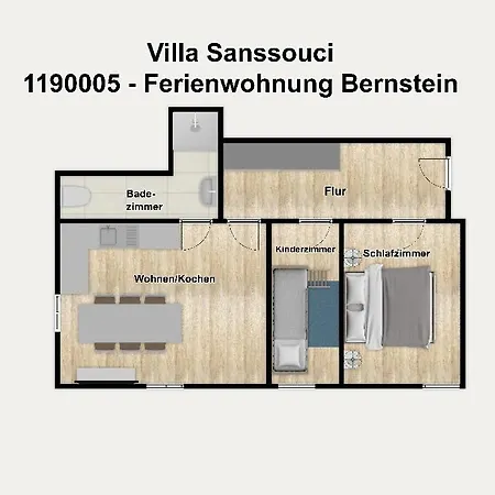 Apartment Sanssouci Bernstein Binz